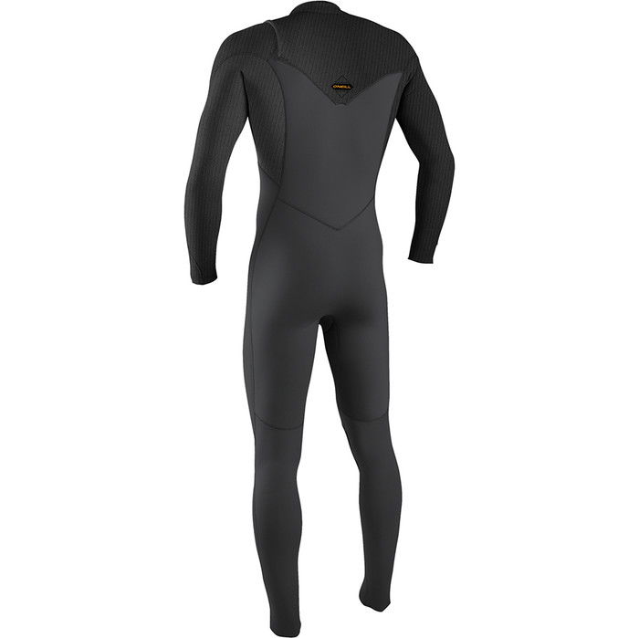 2024 O'Neill Mens Hyperfreak 3/2+mm Chest Zip GBS Wetsuit 5343 - Smoke / Raven